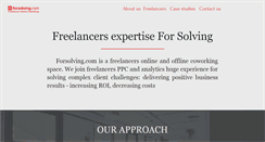 Desktop Screenshot of forsolving.com
